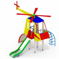 Горка для детей Вертолет Mи8