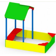 Детская песочница с навесом P49 для детской игровой площадки 