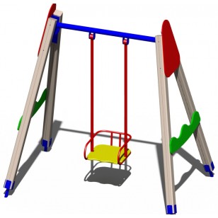 Качали детские деревянные B43 для игровой площадки 
