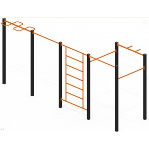 Спортивный комплекс Воркаут W03 для воркаут площадки 